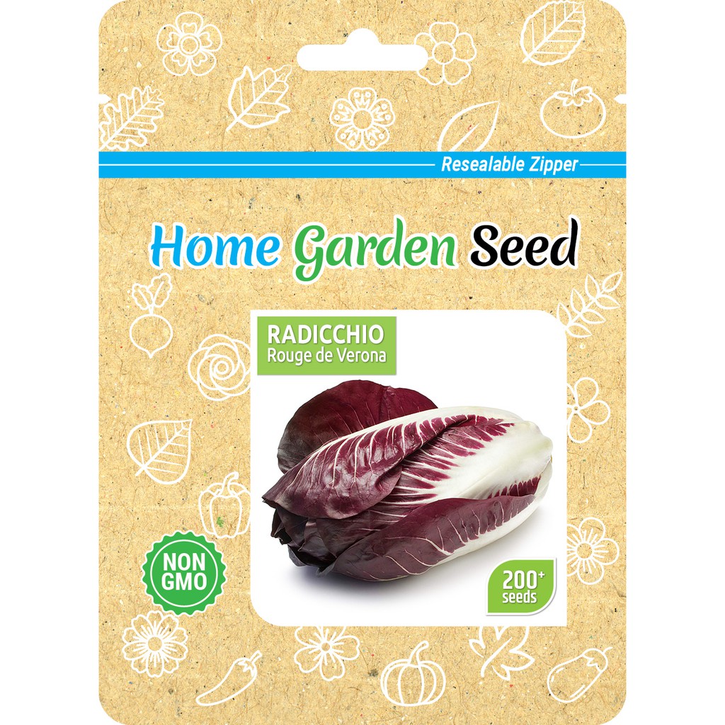 Benih Radicchio Rouge de Verona - Home Garden Seed