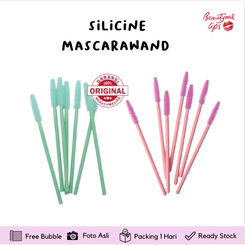 SILICONE MASCARA WAND / Spoolie / Kuas Alis / Spoolie bulu Mata (SATUAN)