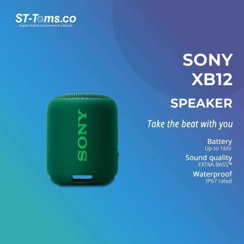 Sony SRS- XB12 / XB 12 Extra Bass Portable Bluetooth Speaker
