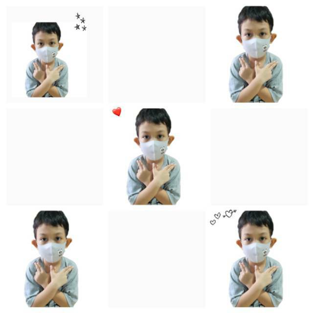 Masker Anak anti asap,anti debu