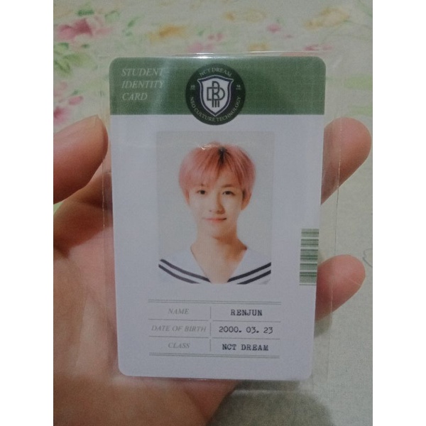 BOOKED PC / ID CARD RENJUN BACK TO SCHOOL B2S 2021 NCT DREAM