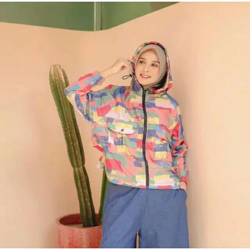 Calla Peach Jaket By Raia