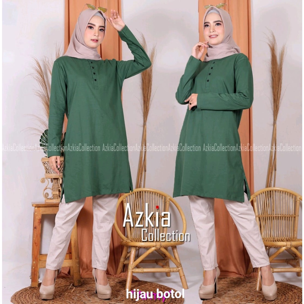 tunik wanita busui kaos katun