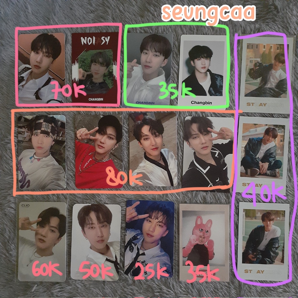 

stray kids changbin album photocard