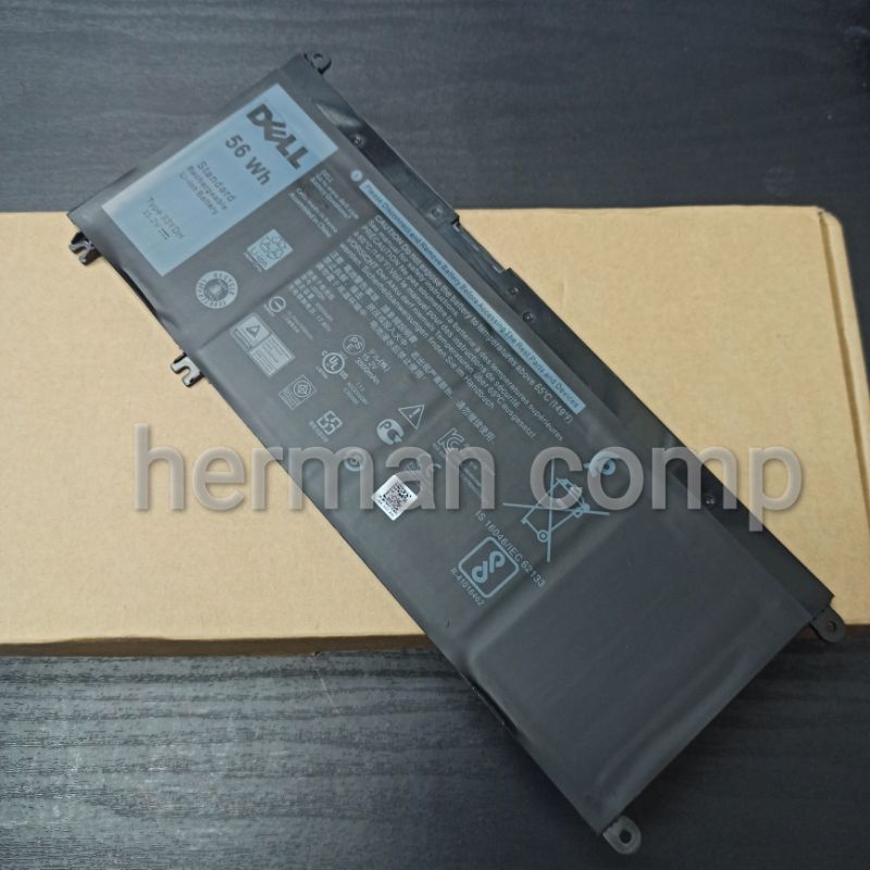 Baterai Original Dell Inspiron 15-5580 15-7577 15-7588 56WH