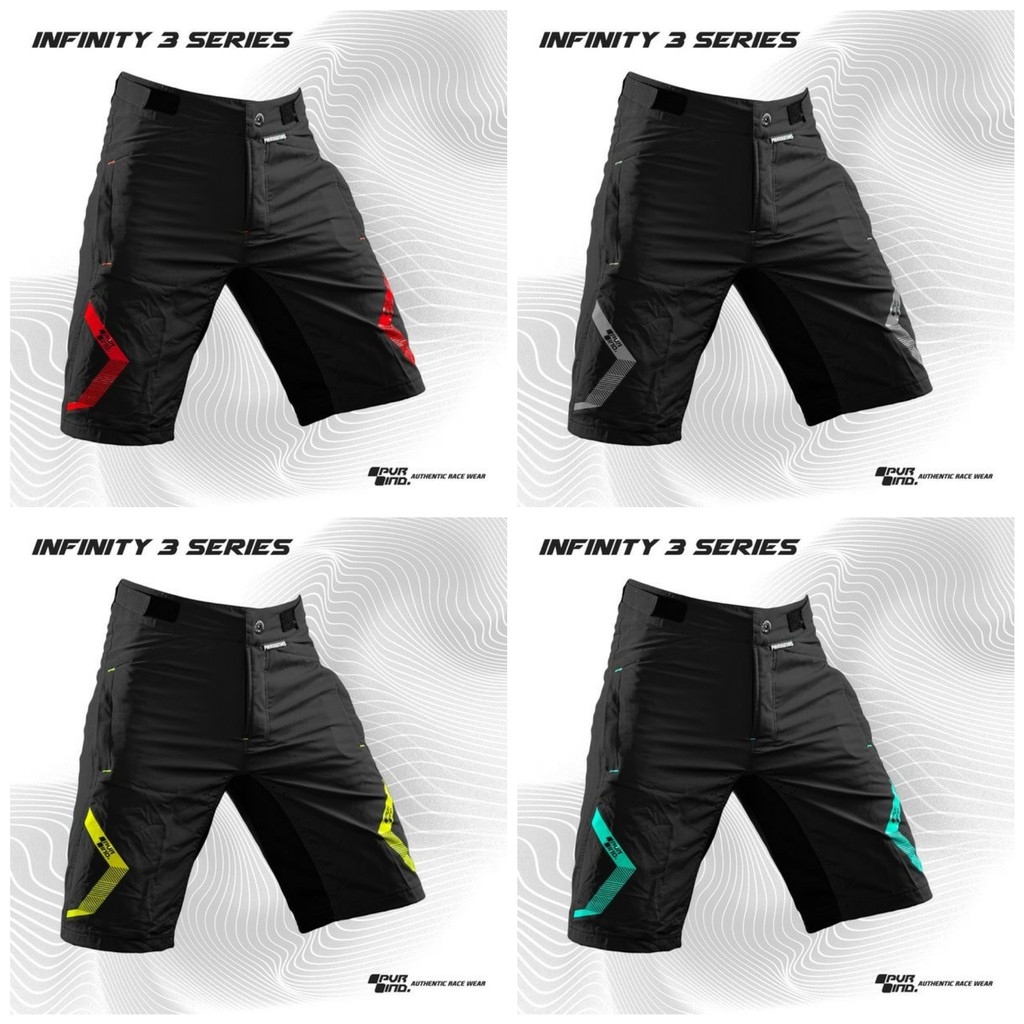 Celana MTB PVR IND Pant Infinity Black Series 3