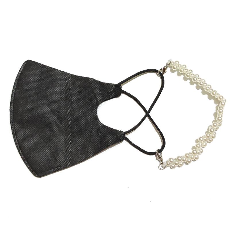 Konektor Masker Hijab Mask Connector Strap Extender Sierra Pearl Korean Mutiara Anyam Korea