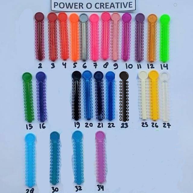 DENTAL KARET BEHEL ORTHO  POWER O CREATIVE ISI 40 PCS