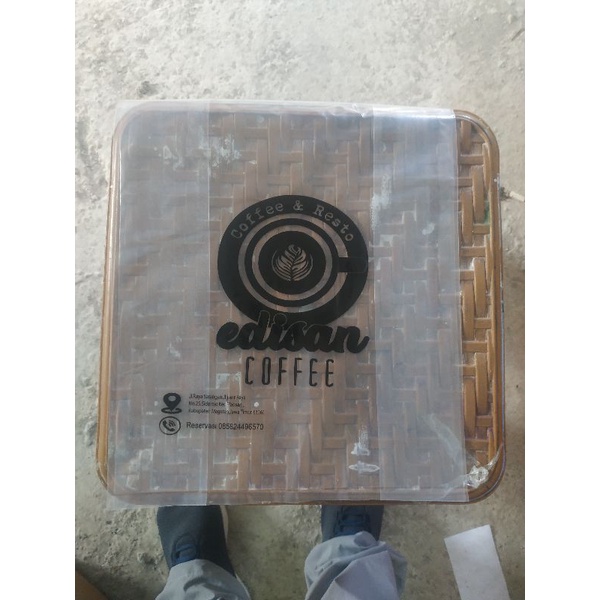 

plastik take away sablon custom ukuran 25