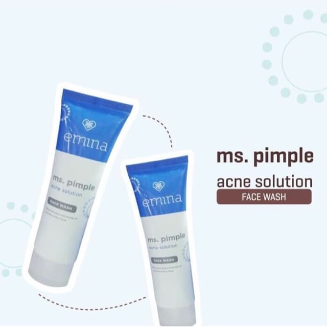 [50ml] Emina Ms Pimple Acne Face Wash