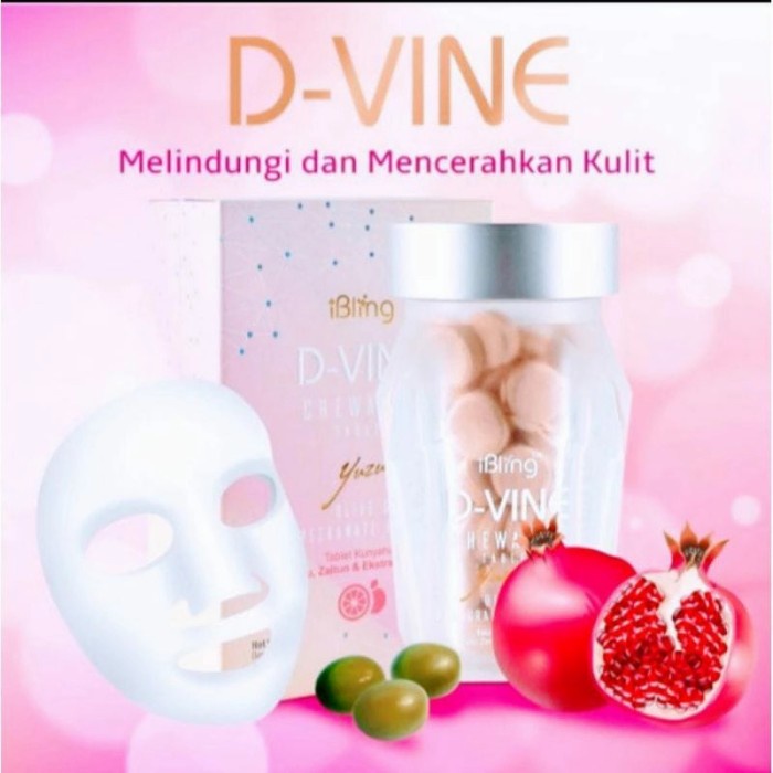 DVine Collagen Original Pemutih High Quality Asli Korea | D Vine Ecer - D Vine 10 Butir