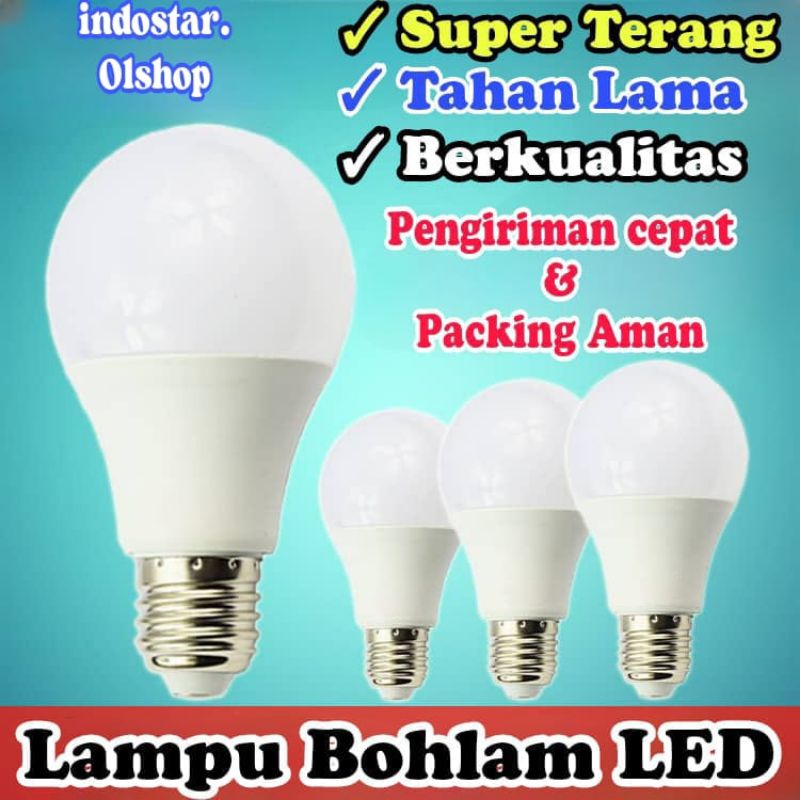 LAMPU BOHLAM LED 7-12W