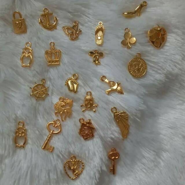 Charm/plat ringan mini 144pcs-+