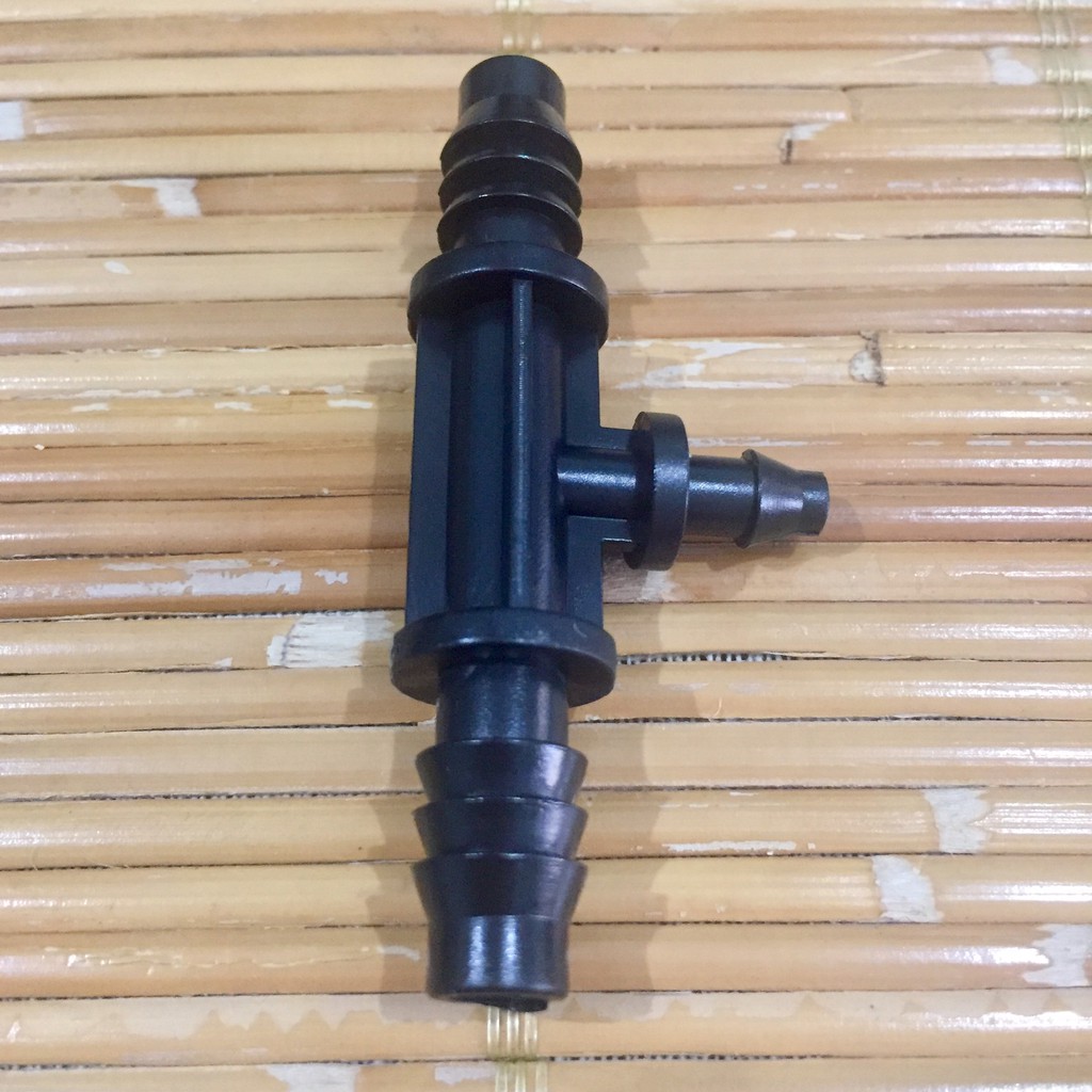 Tee T Reducer Connector 8x11mm to 4x7mm Konektor 8 mm x 11 mm ke 4 mm x 7 mm utk Hidroponik
