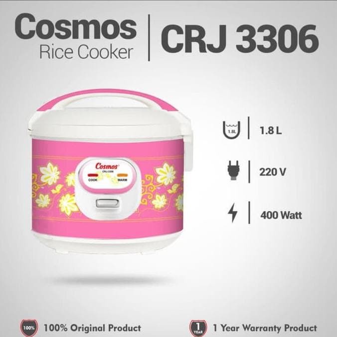 Cosmos rice cooker crj-3306