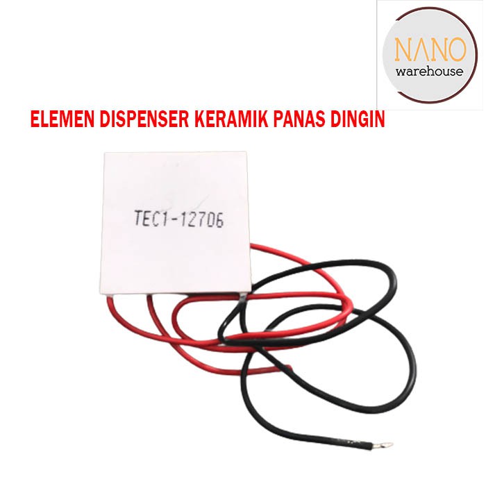 Elemen Dispenser Keramik Peltier Panas Dingin