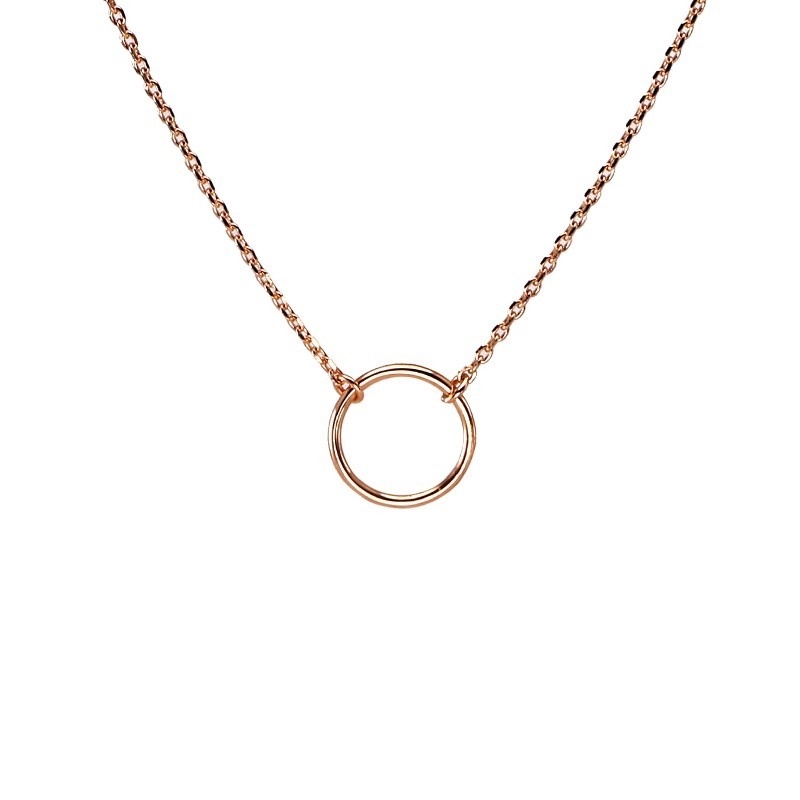 Fashion temperament personality fashion simple circle necklace