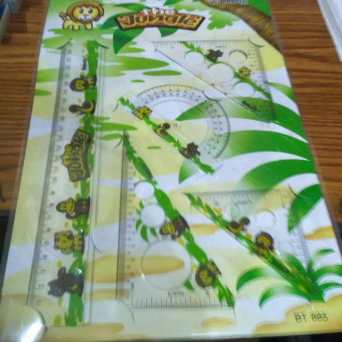 

Lucu Penggaris Segitiga The Jungle Butterfly Bt - 885/Set Penggaris. Gilaa!!!