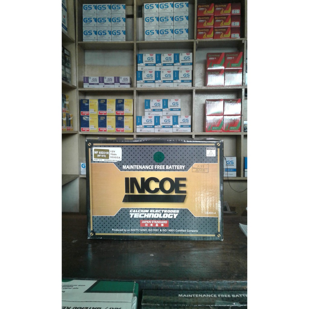 Aki mobil / acu mobil kering - N70 INCOE MF