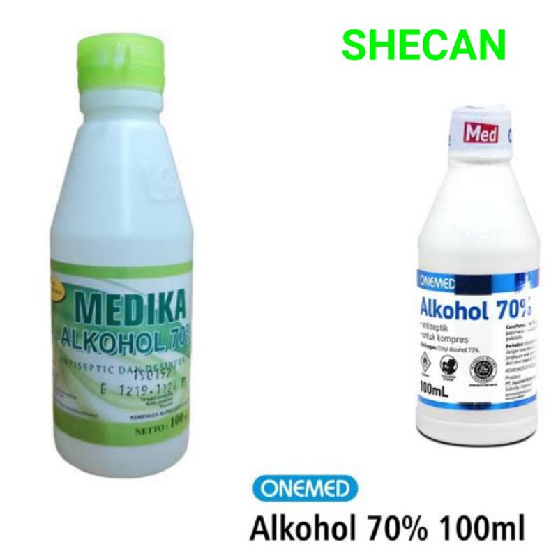 Alkohol 70% 100ml, Antiseptik / anti bakteri