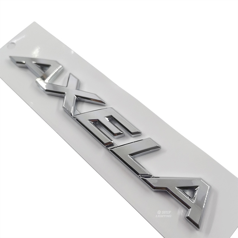 1pc Stiker Emblem Tulisan ALEXA Bahan ABS Untuk Dekorasi Mobil MAZDA 3 AXELA