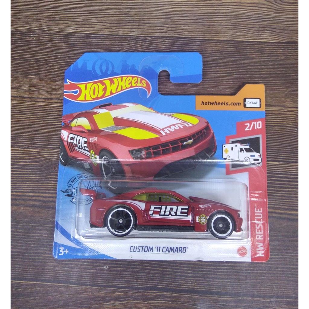 Hot Wheels Custom 11 Camaro HW Short Card Rescue 2/10