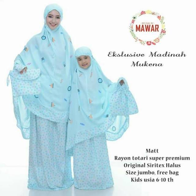 Mukena Madinah Blue