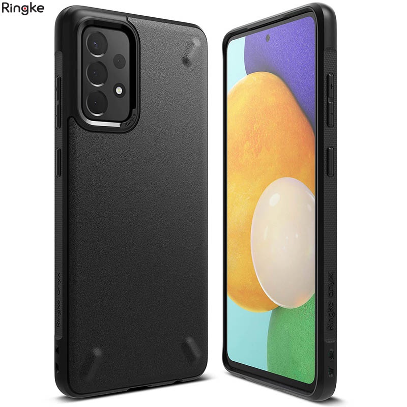 Ringke Onyx Case Samsung Galaxy A52 - A52s 5G - Casing Black Soft Armor Original Hitam Shock Cover