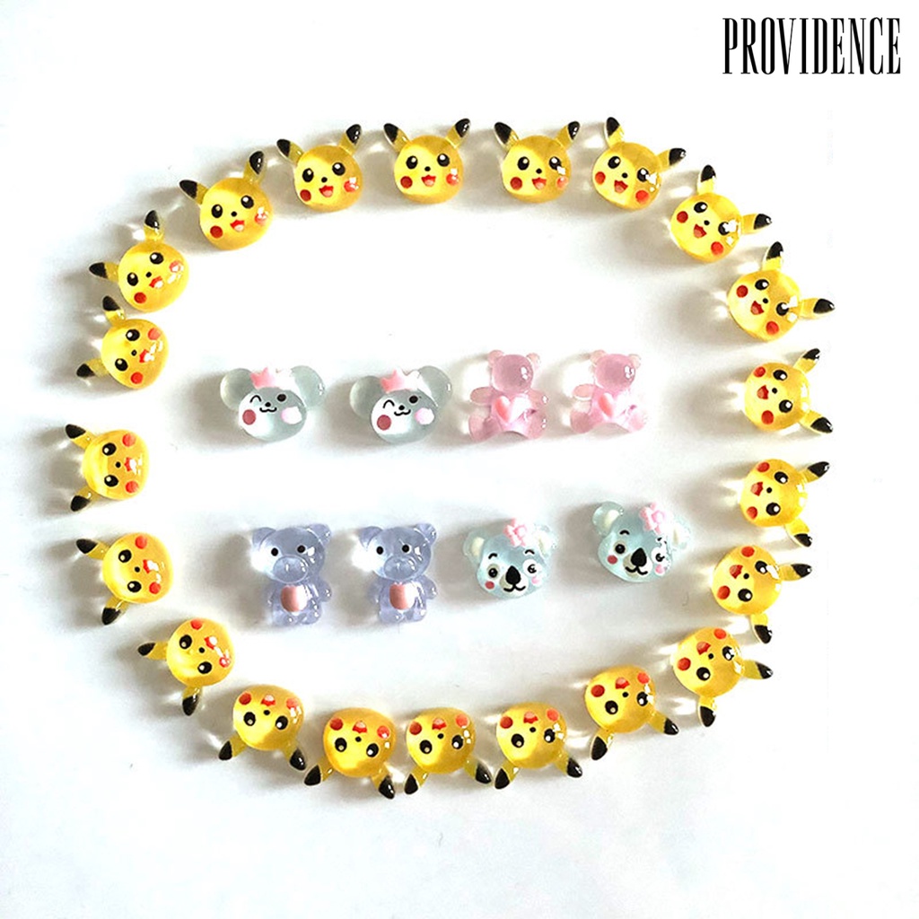 Providence 1 PC Nail Decoration Rotatable Optional Cute 3D Cartoon Resin Nail Art Decals for Daily Life