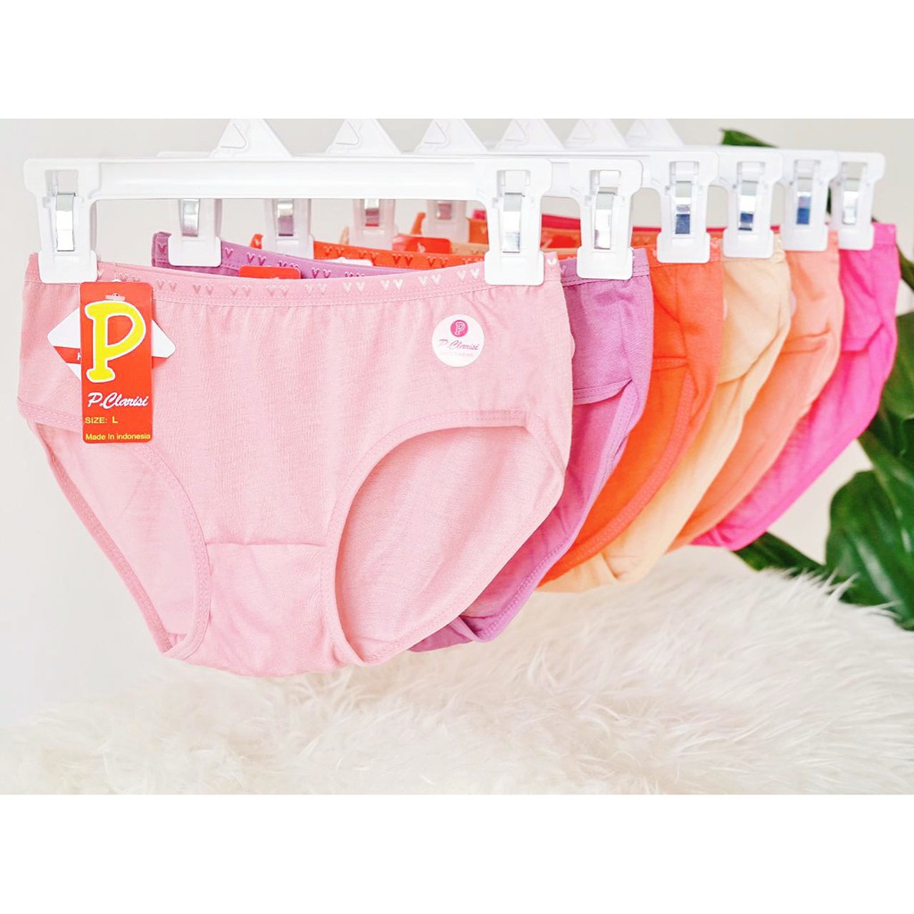 VS - Undies celana dalam wanita polos &amp; renda size M,L,XL,XXL