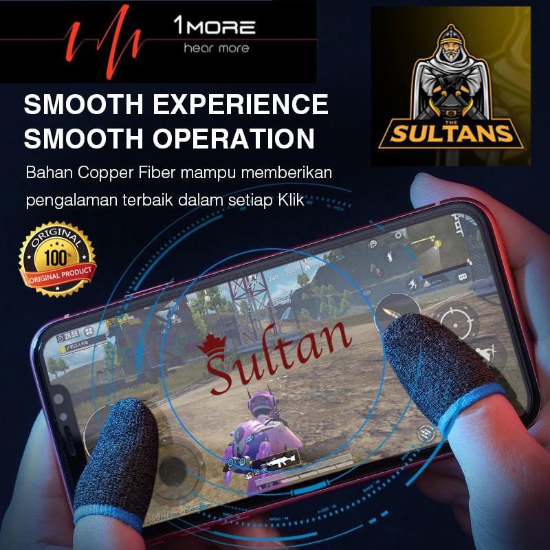 Sarung jari jempol buat game pubg call of duty mobile legend isi 2pcs anti slip dan anti basah