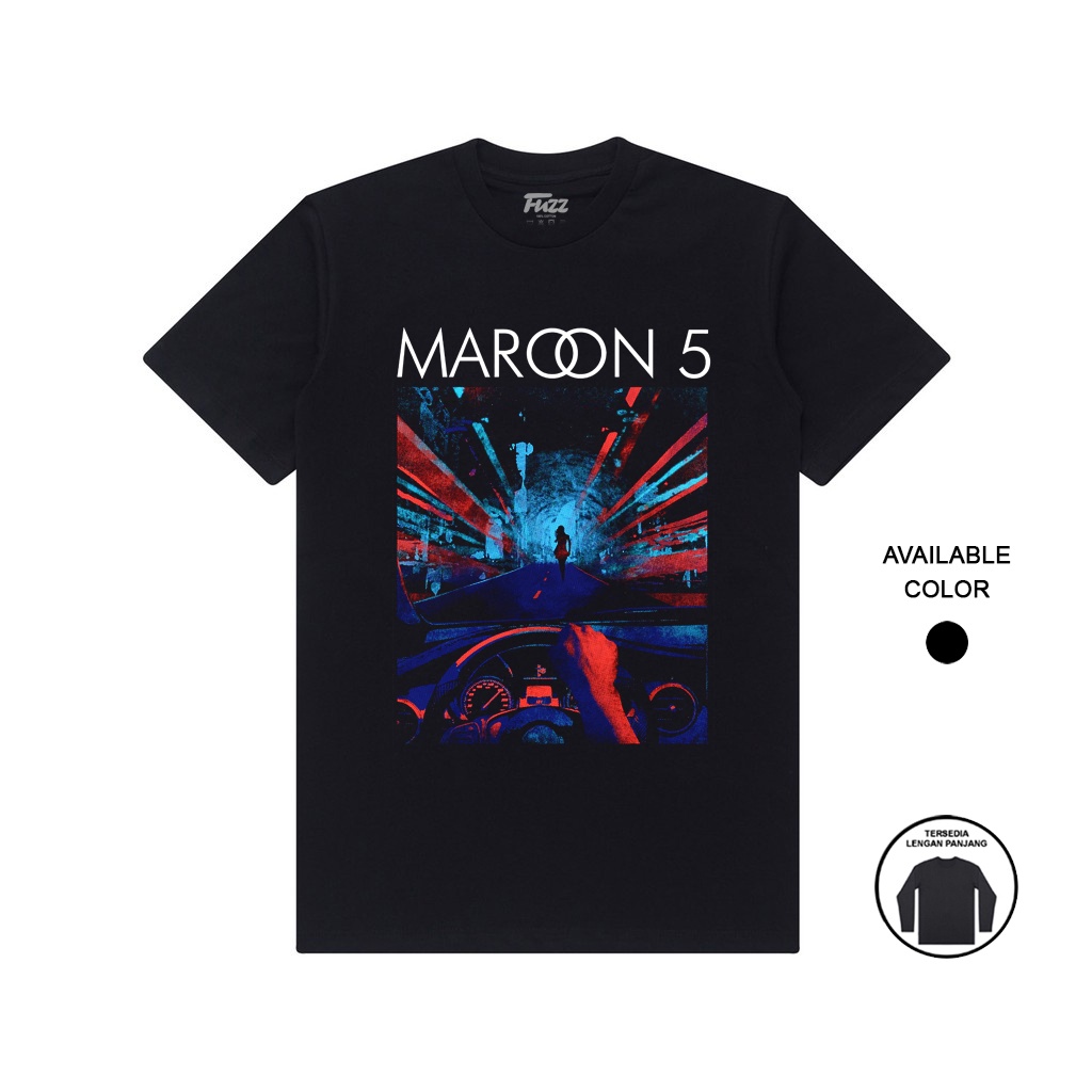 KAOS BAND MAROON 5 T SHIRT BAJU DISTRO MUSIK PRIA WANITA ORIGINAL BANDUNG