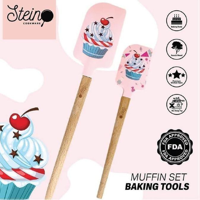 STEIN COOKWARE Muffin Cupcake Baking Set Spatula