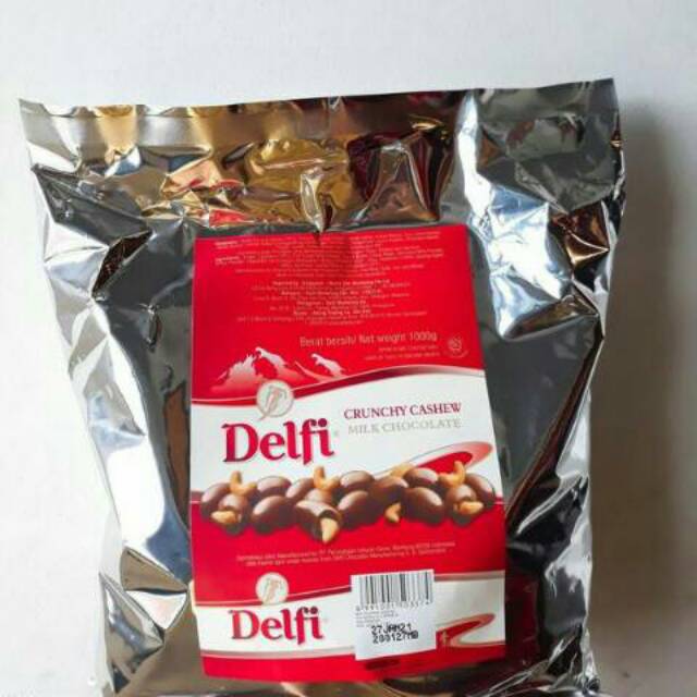 

( 1kg ) Coklat Delfi Mede / Cokelat Delfi isi kacang mede berat 1 kg