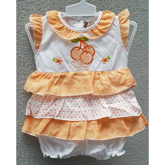 Rok balita perempuan motif cherry