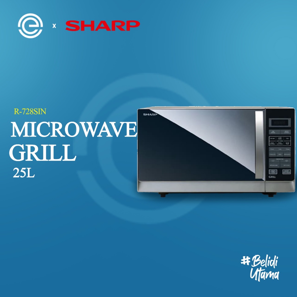 SHARP Microwave Grill 25 Liter R-728 | Shopee Indonesia