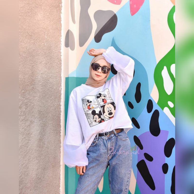 mickey stradiv/ gratis ongkir/ sweater hoodie/ jaket wanita/switer terbaru/overal/cdcmodels
