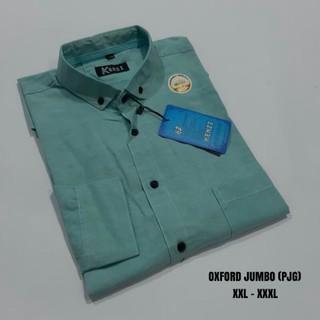  BISA COD Kemeja Polos Jumbo Warna  Hijau MINT  Tosca  