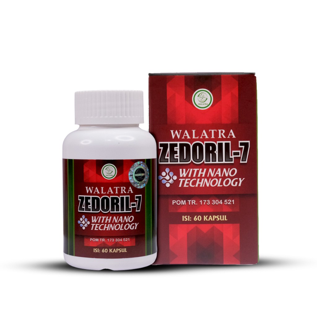 Walatra Zedoril 7 Asli Obat Herbal Kanker Tumor Dan Segala Jenis Benjolan Aman Tanpa Efek Samping-60 Kapsul