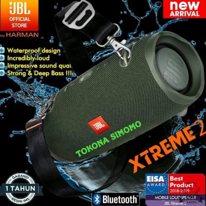 Jbl Xtreme 2 - Xtreme2 Waterproof Portable Bluetooth Speaker Original Outletsagara