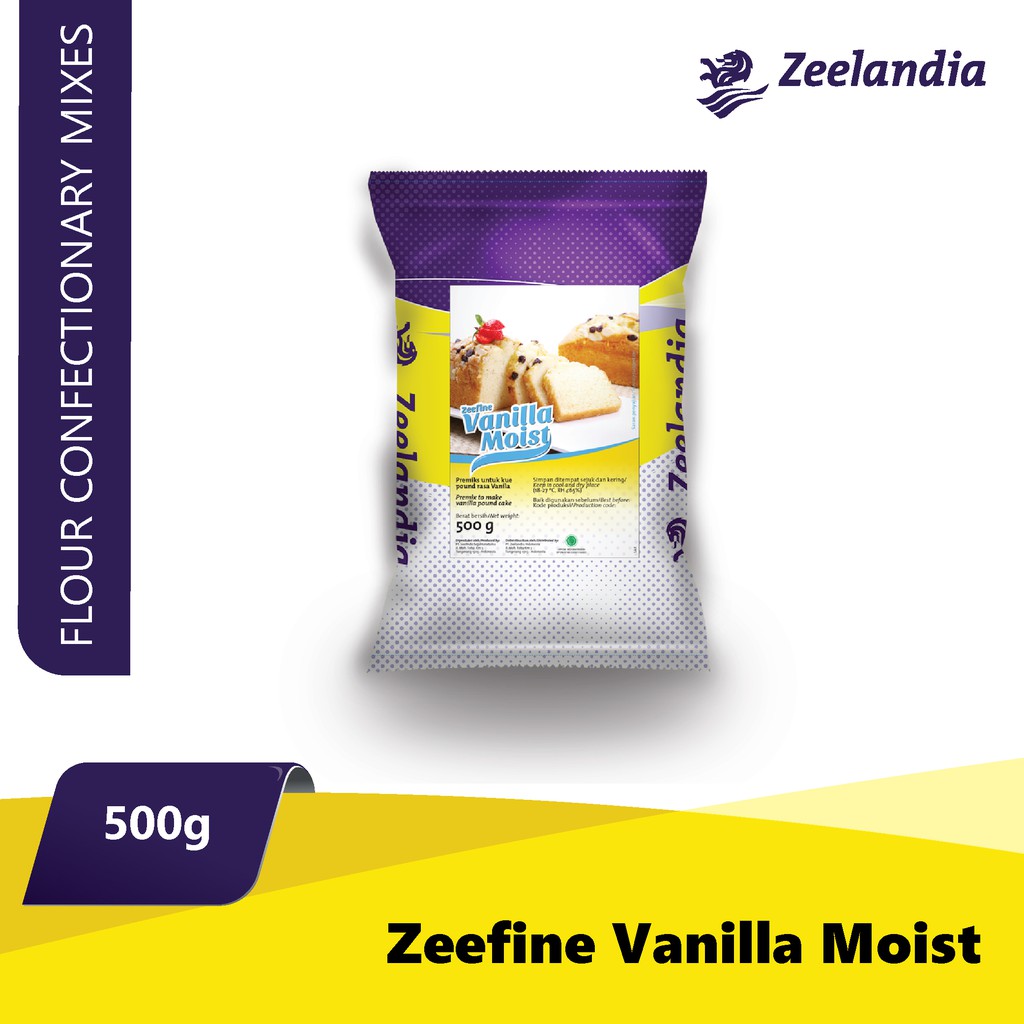 

Zeelandia Zeefine Vanilla Moist 500 Gr