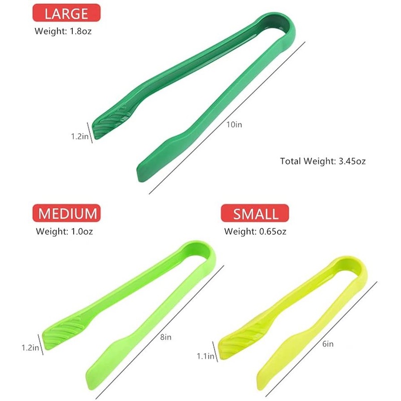 Hot Sale/3Pcs PP Penjepit Dapur Makanan/Silikon Klip Masak Non-slip/BBQ Salad Clamp Aksesoris Dapur