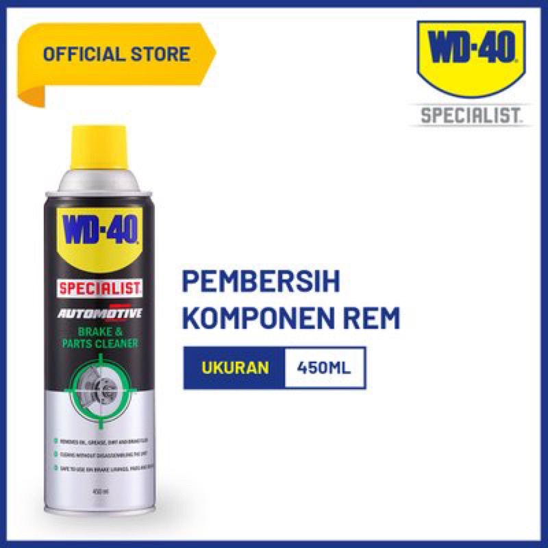 WD-40 Specialist Brake and Parts Cleaner 450ml - Pembersih Komponen Rem