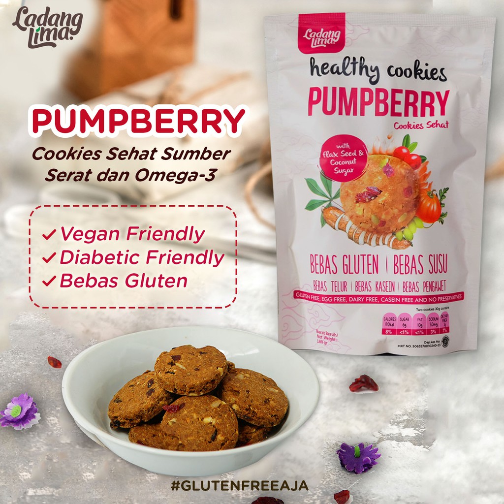 

Ladang Lima - Pumpberry Cookies 180 gr | Healthy Cookies