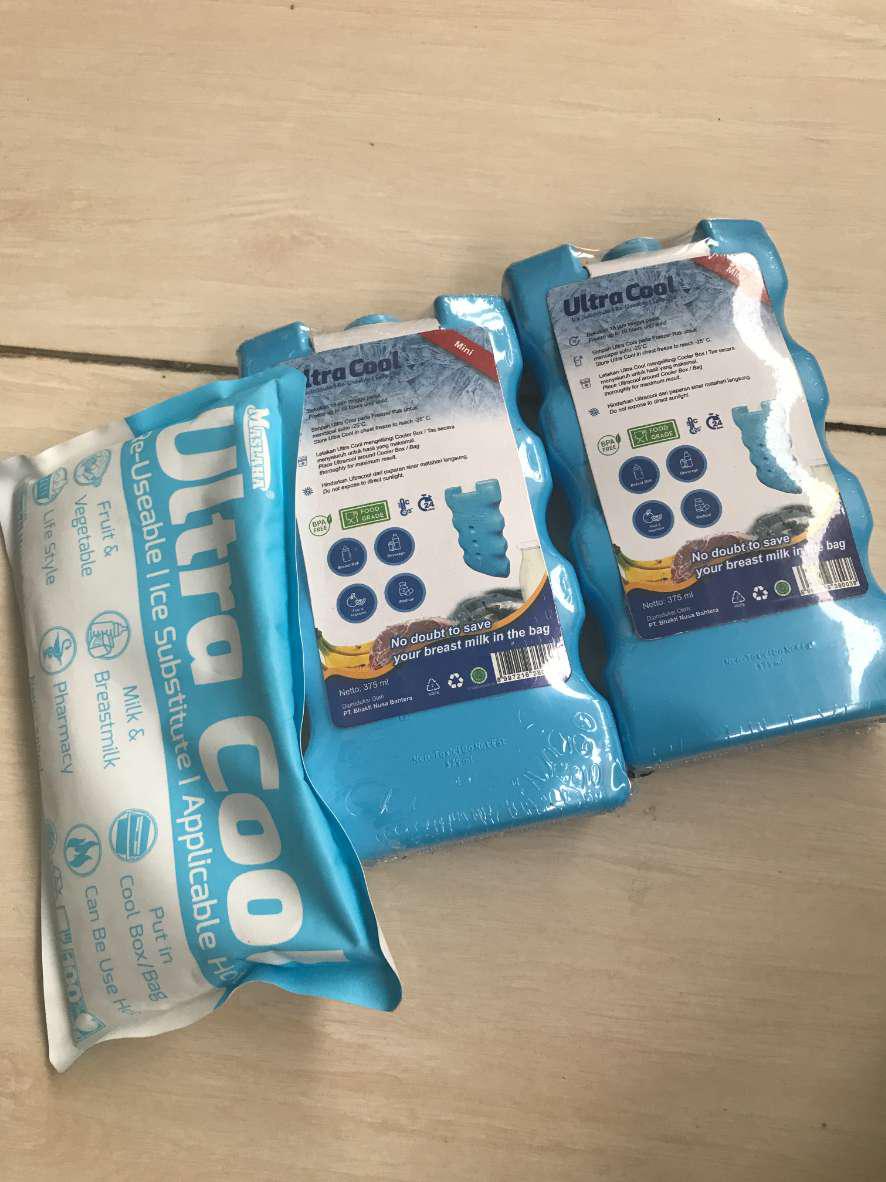 Ultra Cool Sachet Ice Pack Blue Ultracool Pengganti Es Batu 300 Gr