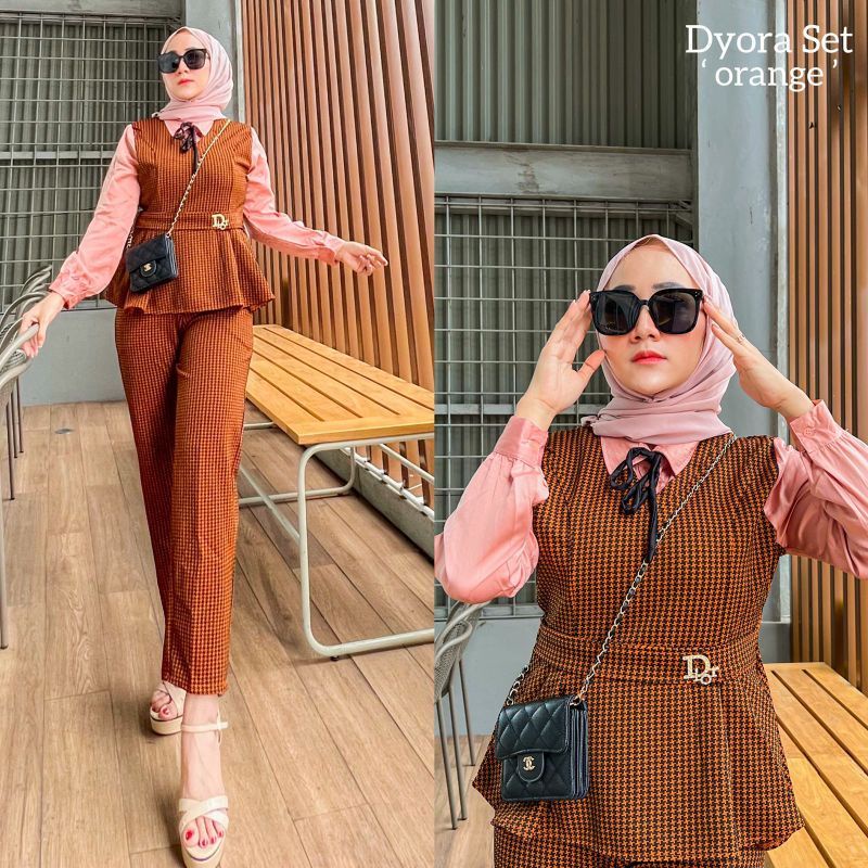 Dyora Set Ori Nada Gisella || Setelan Wanita free Bros Dior-3
