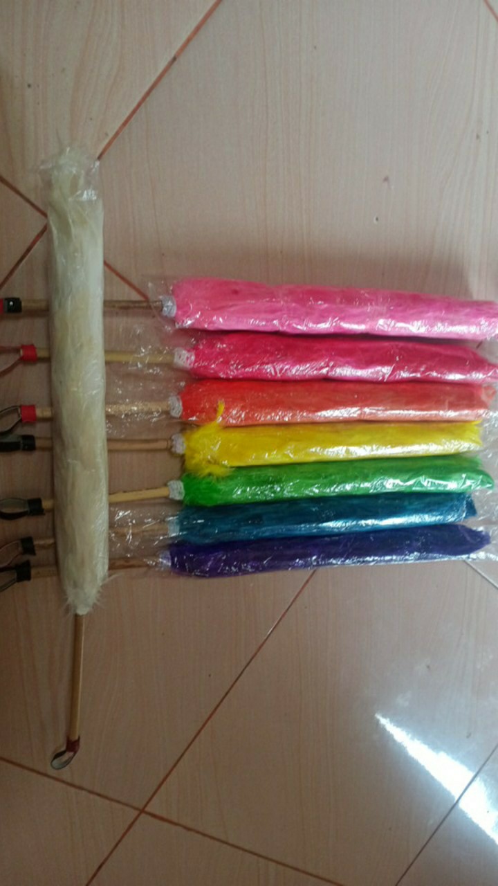 Kemoceng Bulu Ayam Warna Warni Murah - Kemoceng Sulak Murah Kerajinan Tangan Rumah Tangga