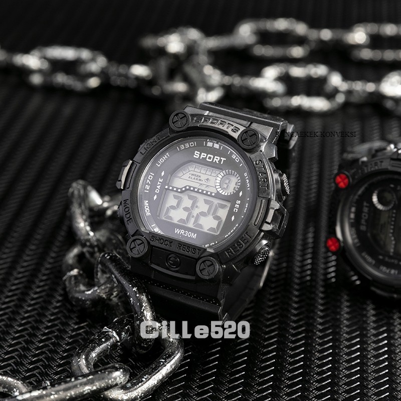 [COD] J-SPORTS-22 JAM TANGAN PRIA SPORT IMPORT DUAL-TIME FASHION KOREA MURAH