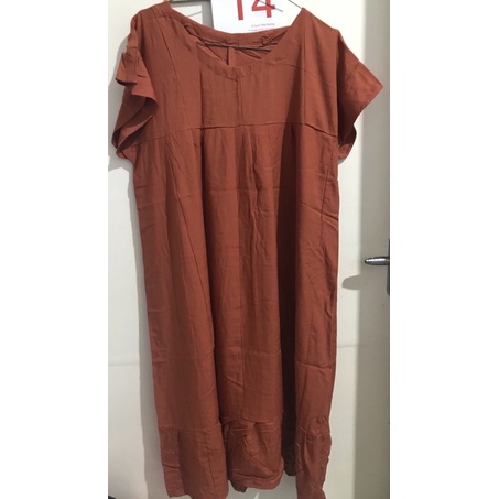 Daster polos wanita lengan pendek