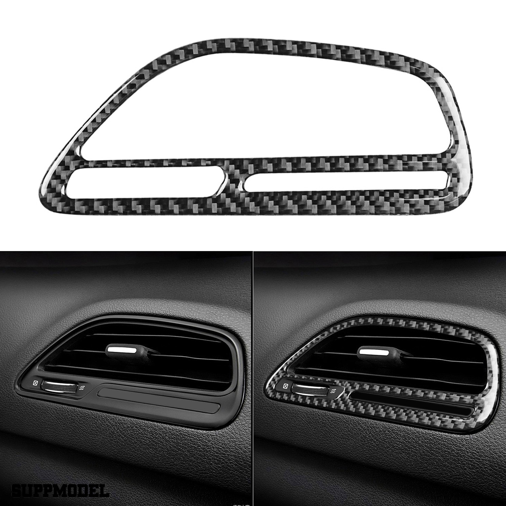 Smodel 2pcs Cover Panel Instrumen Vent Trim Untuk Dodge Challenger 2015